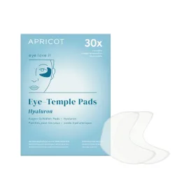 APRICOT - Wiederverwendbare Augen-Schläfen Pads mit Hyaluron, 2 Stück