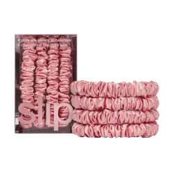 Slip Schmal scrunchies back to basics, reine seide - schwarz Haargummis 1 ct Nude