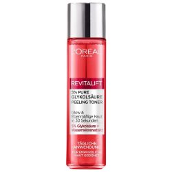L?Oréal Paris Revitalift 5% Pure Glykolsäure Peeling Toner Gesichtspeeling 180 ml