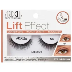 Ardell - Lift Effect 743, Künstliche Wimpern, Nail Addict, Set, Black