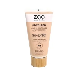 ZAO MAKEUP - Pro'Fusion Fluid foundation - Bio-zertifiziert, vegan, 1 Stück, Petal beige