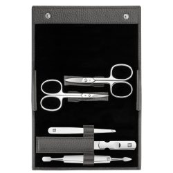 ZWILLING Beauty Classic Manicure Set 5pcs. Leather, Anthracite Hand- & Nagelpflegesets 1 ct