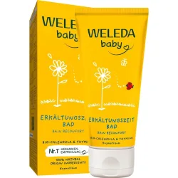 Weleda Calendula Erkältungszeit Bad Badeöl & Bademilch 75 ml