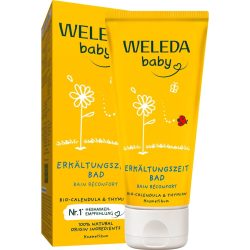Weleda Calendula Erkältungszeit Bad Badeöl & Bademilch 75 ml