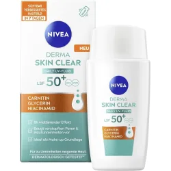 Nivea - Derma Skin Clear Daily UV Fluid LSF 50+, 40 ml