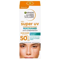 Garnier - Super UV Sonnenschutzfluid Anti-Unreinheiten mit Niacinamid LSF 50+, 40 ml