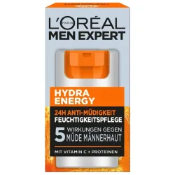 L´OrÉal Men Expert Hydra Energy mit Vitamin C 24H Anti-Müdigkeit Gesichtspflege 50 ml Herren