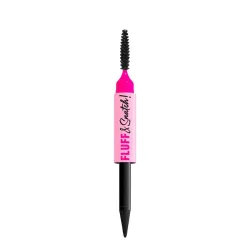NYX-PROFESSIONAL-MAKEUP - Fluff & Snatch Brow Powder Pen Creme-zu-Puder-Brauenfüller, 1 g,  Black