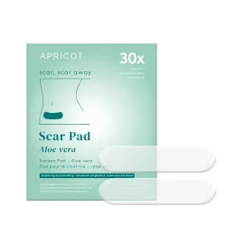 Apricot Wiederverwendbare Narben-Pads mit Aloe Vera Pflege Accessoires 2 ct
