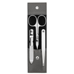 ZWILLING Beauty Classic Manicure Set 3pcs. Leather, Anthracite Hand- & Nagelpflegesets 1 ct