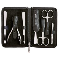 ERBE Maniküre Set 'Buffalo', braun, 7-tlg. Make-up Organizer 1 ct 1 Stück