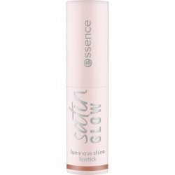 Essence - satin GLOW luminous shine lipstick, 3.5 g,  Whole Latte Love
