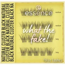 essence what the fake! false lashes - natural cluster black Wimpern 1 g Nr. 06 - Natural Cluster Black