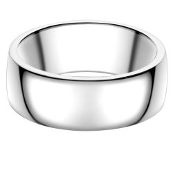 Männerglanz Ring aus Sterling Silber in Silber Ringe 1 ct Herren