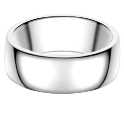 Männerglanz Ring aus Sterling Silber in Silber Ringe 1 ct Herren