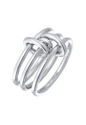 Elli Ring Stapellook 925 Sterling Silber Ringe 1 ct Damen