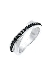 Elli Wickelring Edel 925 Silber, mit Kristallen von Swarovski® Ringe 1 ct Damen