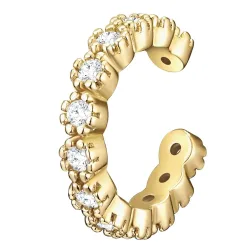 Glanzstücke München - Ohrklemme, 15mm, Gold