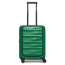 bergpfeil Travel 4 Rollen Kabinentrolley 55 cm Laptopfach mit Dehnfalte Reisetaschen 1 ct Grün Herren