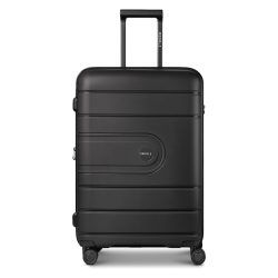 Redolz Essentials 11 4 Rollen Trolley 66 cm mit Dehnfalte Koffer & Trolleys 1 ct Schwarz Herren