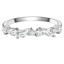 Glanzstücke München Ring Sterling Silber Zirkonia in Silber Ringe 1 ct Damen