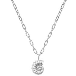 Glanzstücke München Halskette Muschel aus Sterling Silber in silber Ketten 1 ct Damen