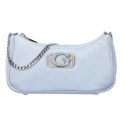 Guess Prue Schultertasche Accessoire-Trend für Herbst & Winter 2024 1 ct Silber Damen