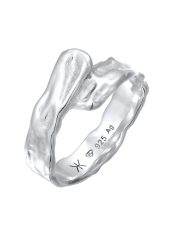 KUZZOI Bandring Organic Design 925 Sterling Silber Ringe 1 ct Herren