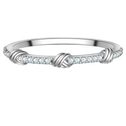 Glanzstücke München Ring aus Sterling Silber in silber mit Zirkonia Ringe 1 ct Damen