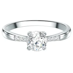 Trilani Ring aus Sterling Silber in silber mit Zirkonia Ringe 1 ct Damen
