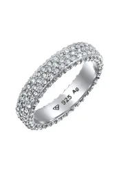 Elli Bandring 925 Sterling Silber, mit Kristallen von Swarovski® Ringe 1 ct Damen