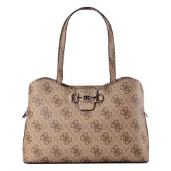 Guess Janie Schultertasche Handtaschen 1 ct Braun Damen