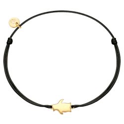 Glanzstücke München Armband Pinguin aus Sterling Silber in gelbgold Armbänder & Armreife 1 ct Damen