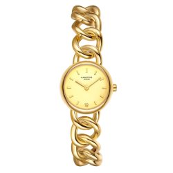 Glanzstücke München Armband-Uhr aus Metall-Legierung in gelbgold Uhren 1 ct Damen