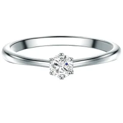 Trilani Ring aus Sterling Silber in silber mit Zirkonia Ringe 1 ct Damen