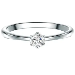 Trilani Ring aus Sterling Silber in silber mit Zirkonia Ringe 1 ct Damen