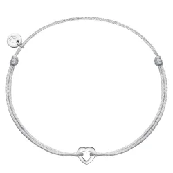 Glanzstücke München Armband Herz aus Sterling Silber in silber Armbänder & Armreife 1 ct Damen