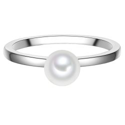Rafaela Donata Ring aus Sterling Silber in silber mit Muschelkernperle Ringe 1 ct Damen