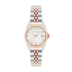 Spears & Walker Armband-Uhr aus Edelstahl in silber/roségold Uhren 1 ct Damen