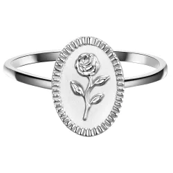 Glanzstücke München Ring Blume aus Sterling Silber in silber Ringe 1 ct Damen