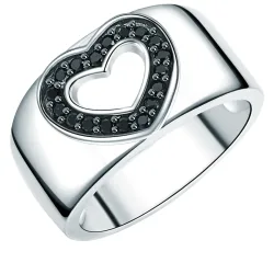 Rafaela Donata Ring Herz Sterling Silber Zirkonia in Silber Ringe 1 ct Damen