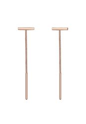 Elli - Ohrringe Basic, One Size, Goldrosa