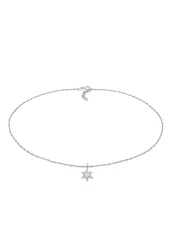 Elli Choker Stern Opal Astro 925 Silber Ketten 1 ct Damen