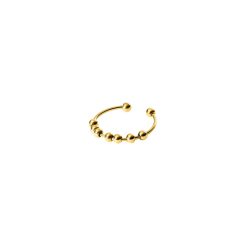 Purelei Shade Anxiety Ring 100% Edelstahl Ringe 1 ct Hellbraun Damen
