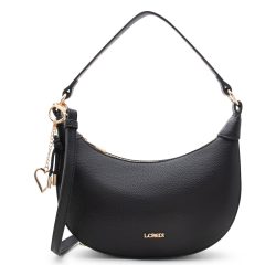 L.CREDI Ragna Schultertasche Handtaschen 1 ct Schwarz Damen