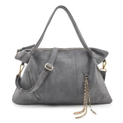 FREDsBRUDER Velvet Wild Schultertasche Handtaschen 1 ct Grau Damen