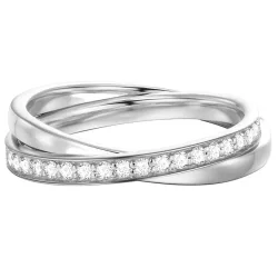 Glanzstücke München Ring aus Sterling Silber in silber mit Zirkonia Ringe 1 ct Damen