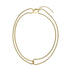 Purelei Kindness Kette 100% Edelstahl Ketten 1 ct Hellbraun