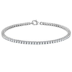 Trilani Armband aus Sterling Silber in silber mit Zirkonia Armbänder & Armreife 1 ct Damen