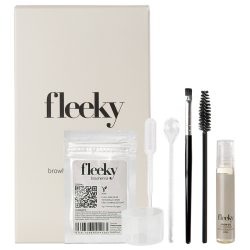 Fleeky Browhenna Kit - Augenbrauen Haar- und Hautfärbeset Augenbrauenfarbe 1 ct Blonde